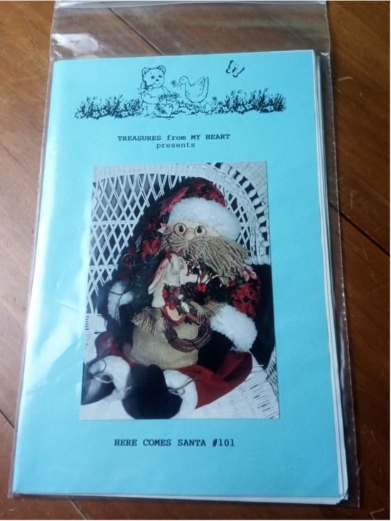Treasures from My Heart Other - Treasures from My Heart Santa Doll Craft Pattern